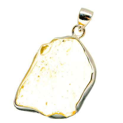 Libyan Desert Glass Pendants handcrafted by Ana Silver Co - PD14296