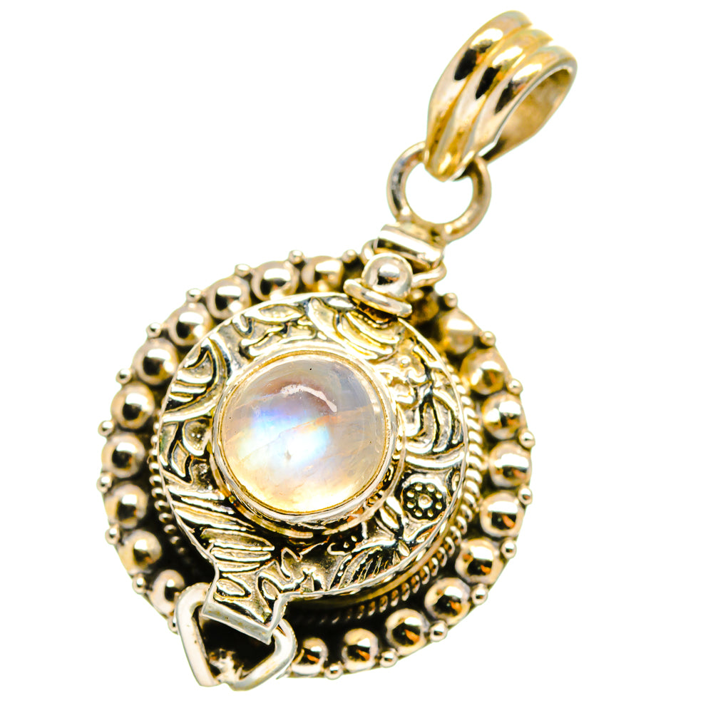 Rainbow Moonstone Pendants handcrafted by Ana Silver Co - PD14308