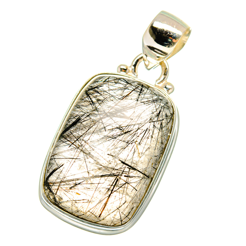 Tourmalinated Quartz Pendants handcrafted by Ana Silver Co - PD14310