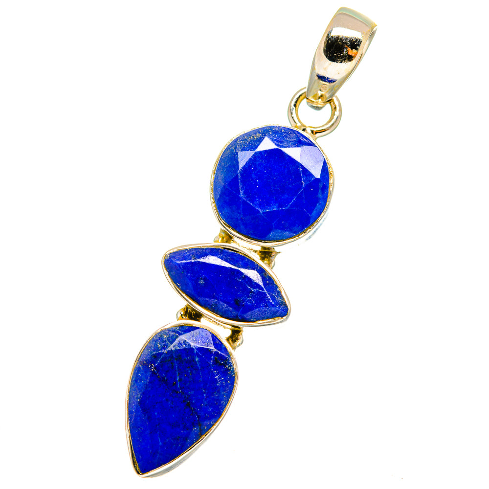 Lapis Lazuli Pendants handcrafted by Ana Silver Co - PD14313