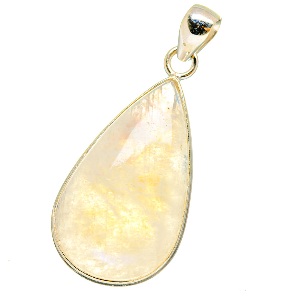 Rainbow Moonstone Pendants handcrafted by Ana Silver Co - PD14314