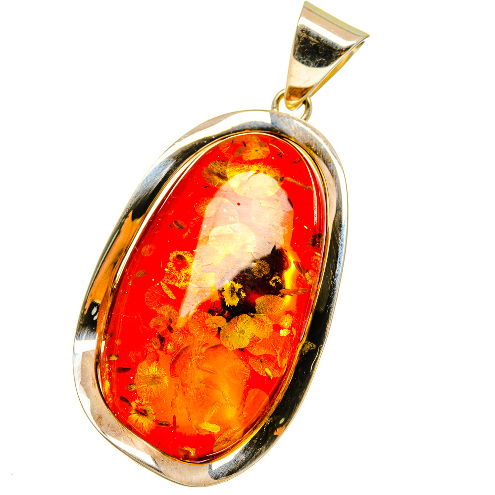 Baltic Amber Pendants handcrafted by Ana Silver Co - PD14318