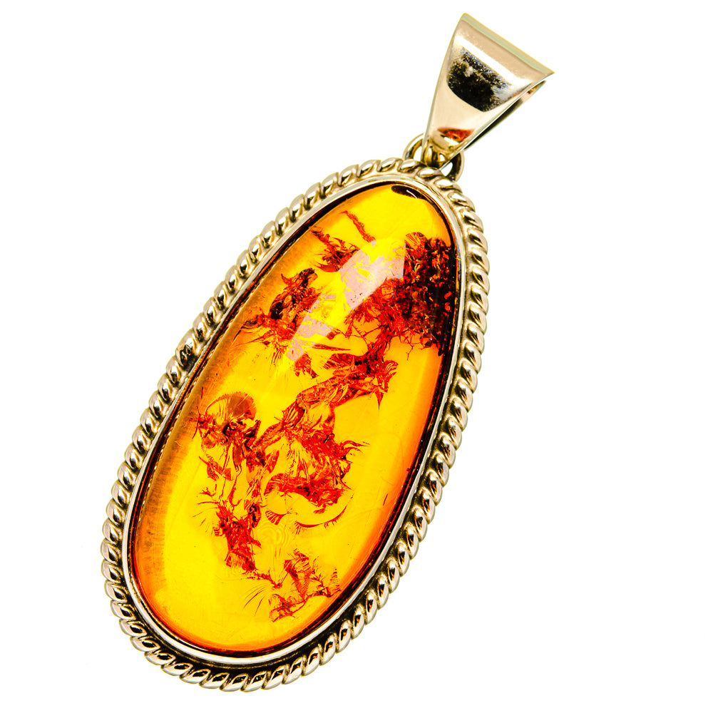 Baltic Amber Pendants handcrafted by Ana Silver Co - PD14339