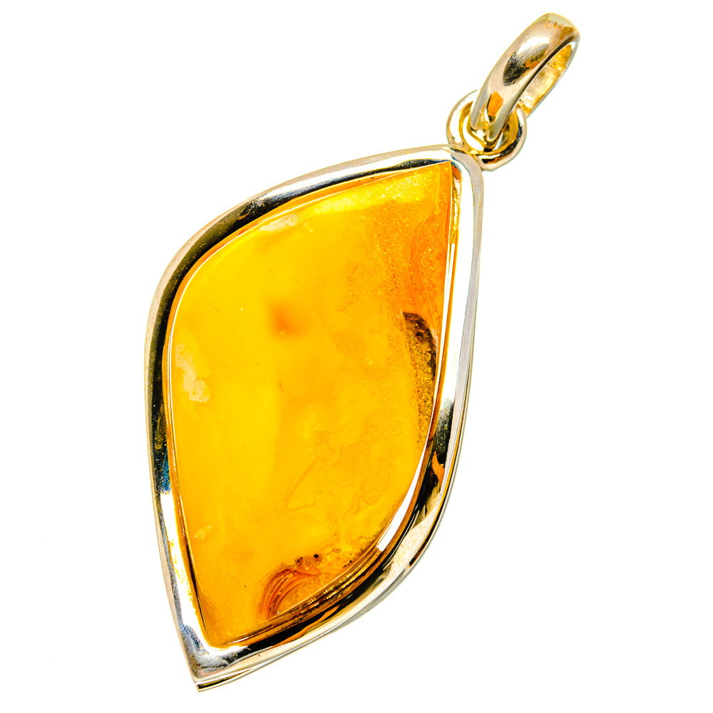 Baltic Amber Pendants handcrafted by Ana Silver Co - PD14341