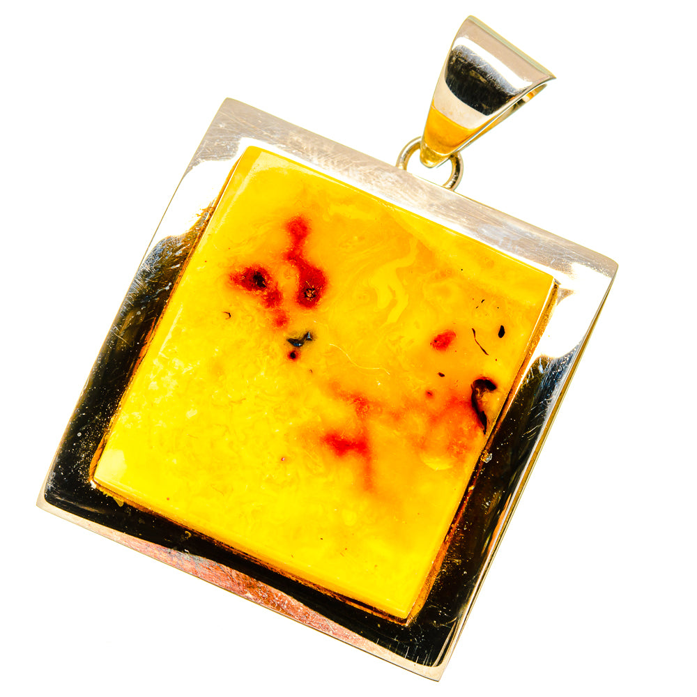 Baltic Amber Pendants handcrafted by Ana Silver Co - PD14344