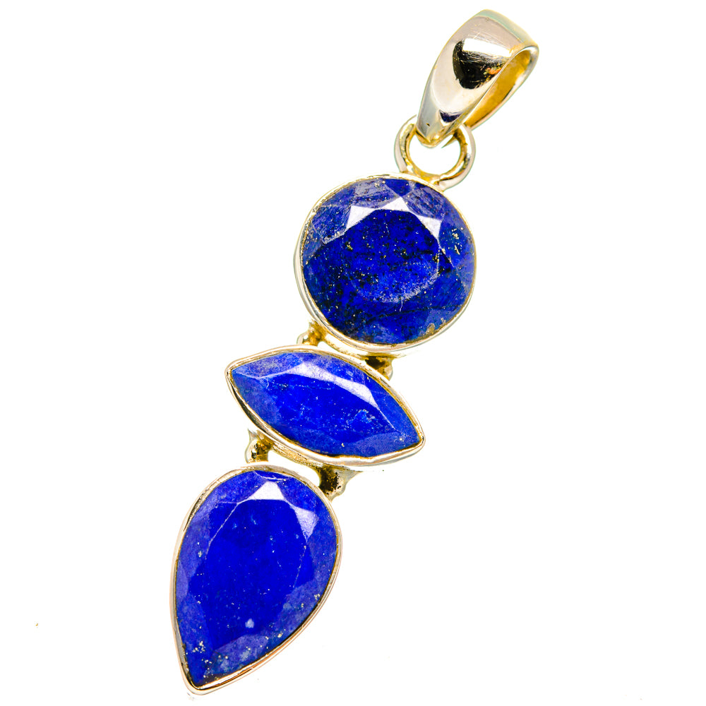 Lapis Lazuli Pendants handcrafted by Ana Silver Co - PD14377