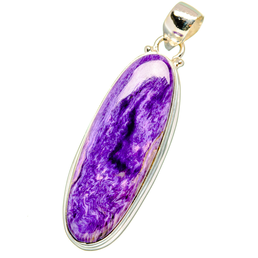 Charoite Pendants handcrafted by Ana Silver Co - PD14378