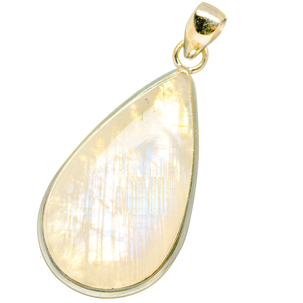 Rainbow Moonstone Pendants handcrafted by Ana Silver Co - PD14384