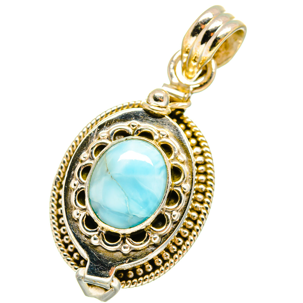 Larimar Pendants handcrafted by Ana Silver Co - PD14385
