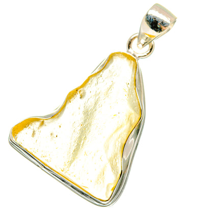 Libyan Desert Glass Pendants handcrafted by Ana Silver Co - PD14406