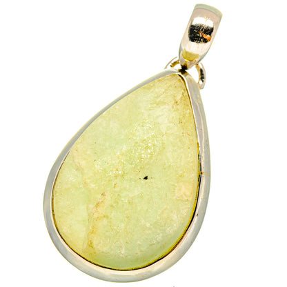 Prehnite Pendants handcrafted by Ana Silver Co - PD14437 - Photo 2