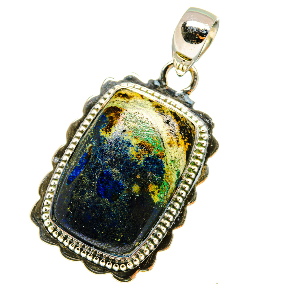 Azurite Pendants handcrafted by Ana Silver Co - PD14446