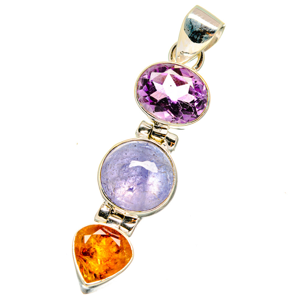 Tanzanite Pendants handcrafted by Ana Silver Co - PD14454
