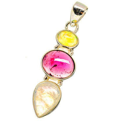 Rainbow Moonstone Pendants handcrafted by Ana Silver Co - PD14455