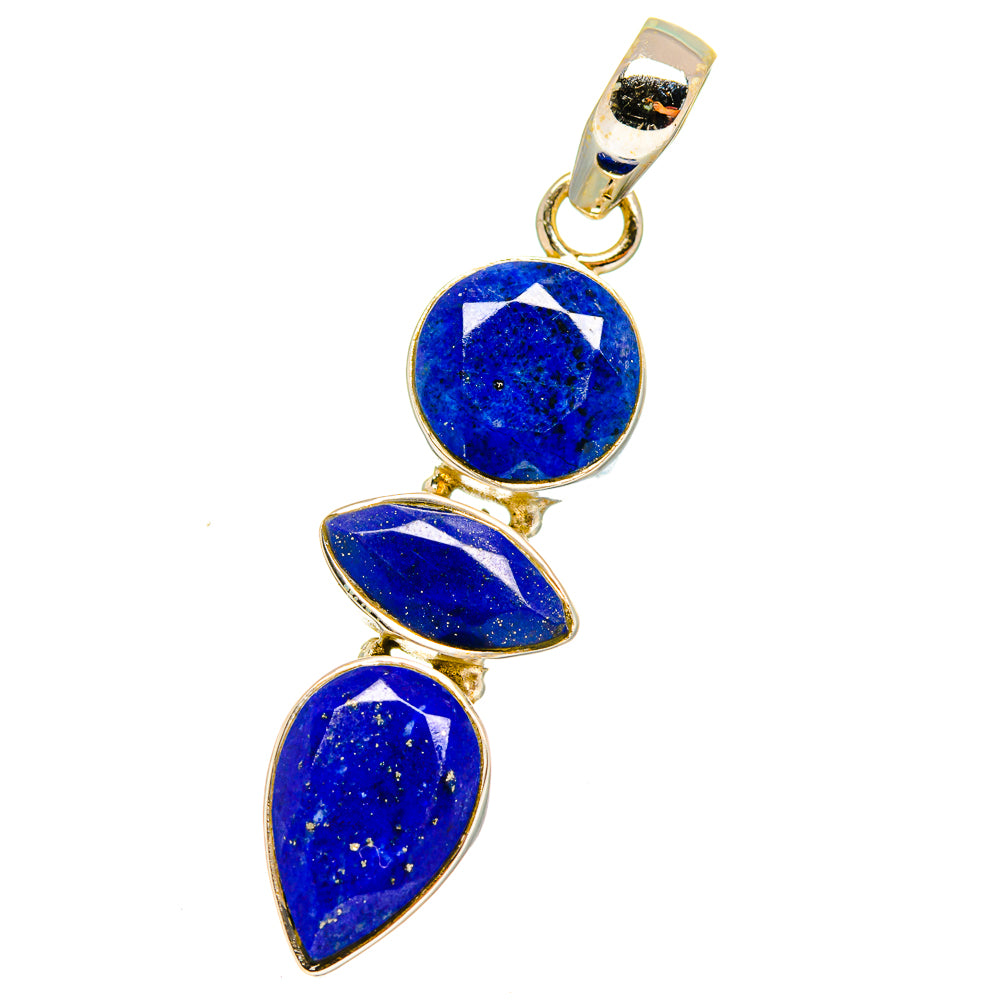Lapis Lazuli Pendants handcrafted by Ana Silver Co - PD14456