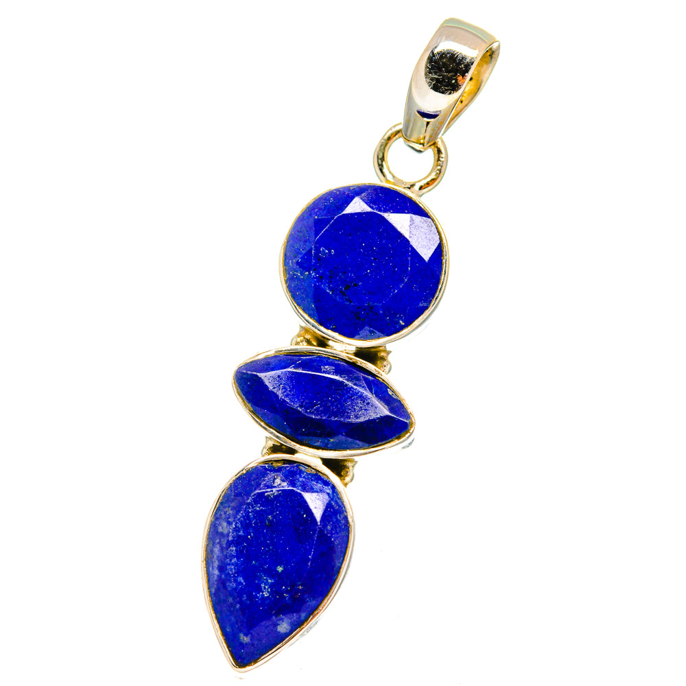 Lapis Lazuli Pendants handcrafted by Ana Silver Co - PD14458