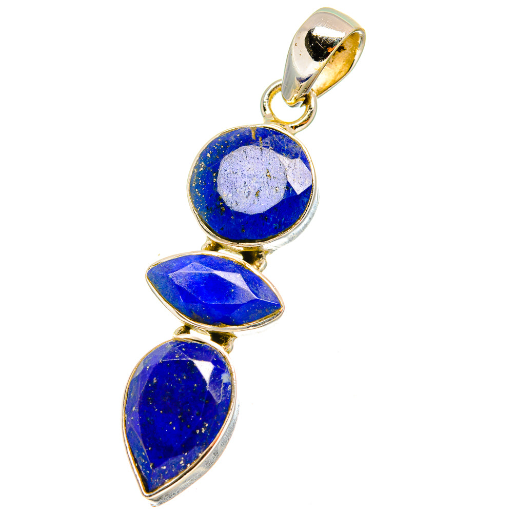 Lapis Lazuli Pendants handcrafted by Ana Silver Co - PD14461