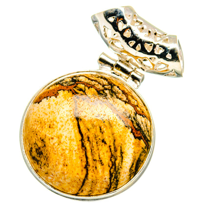 Picture Jasper Pendants handcrafted by Ana Silver Co - PD14479