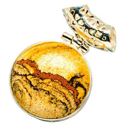 Picture Jasper Pendants handcrafted by Ana Silver Co - PD14480