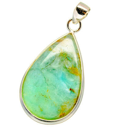 Peruvian Opal Pendants handcrafted by Ana Silver Co - PD14485