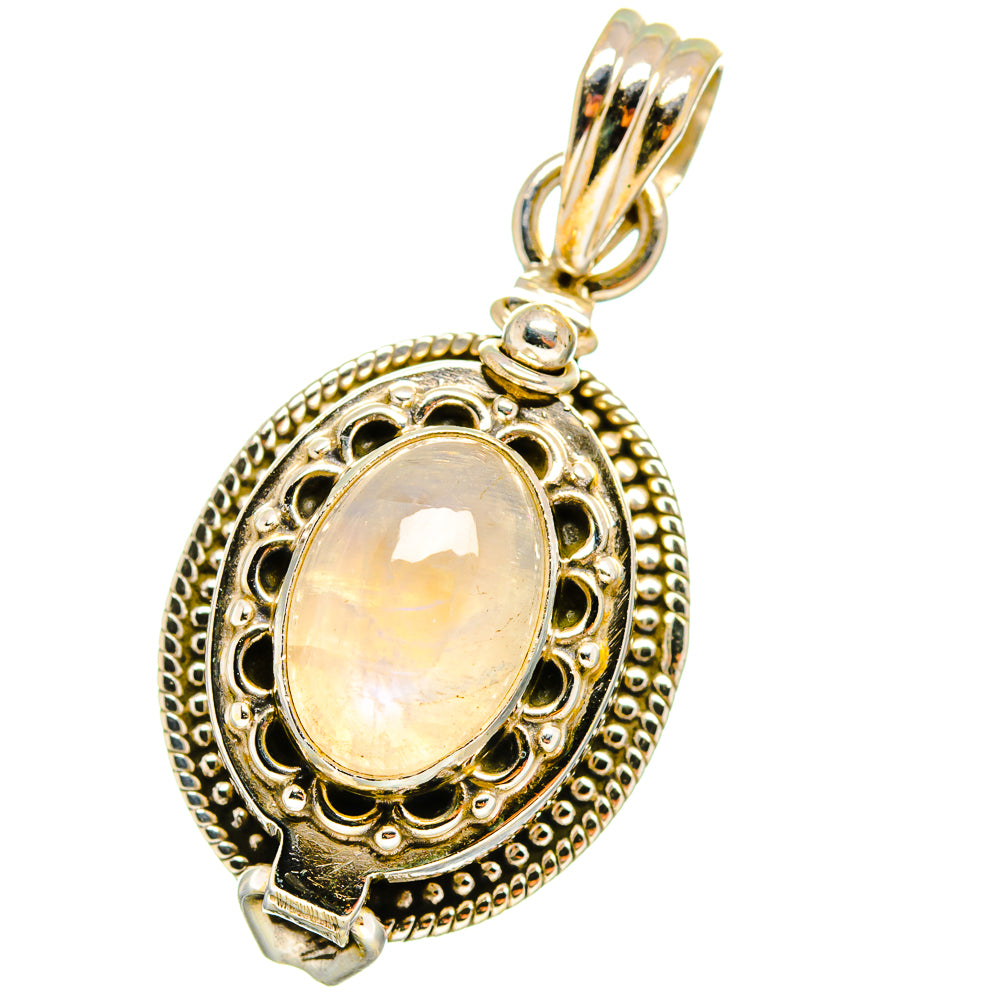 Rainbow Moonstone Pendants handcrafted by Ana Silver Co - PD14490