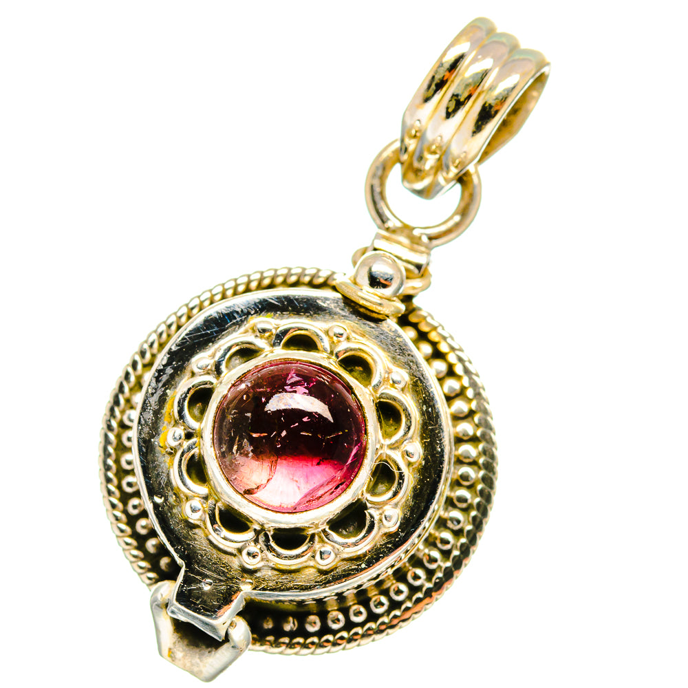 Pink Tourmaline Pendants handcrafted by Ana Silver Co - PD14498