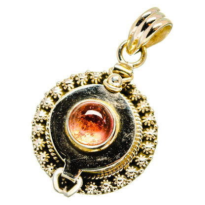 Pink Tourmaline Pendants handcrafted by Ana Silver Co - PD14503