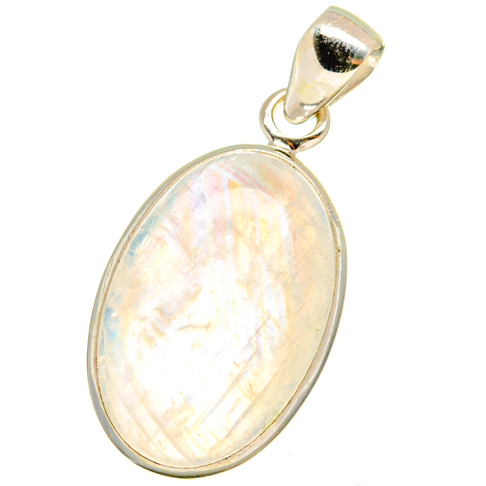 Rainbow Moonstone Pendants handcrafted by Ana Silver Co - PD14506