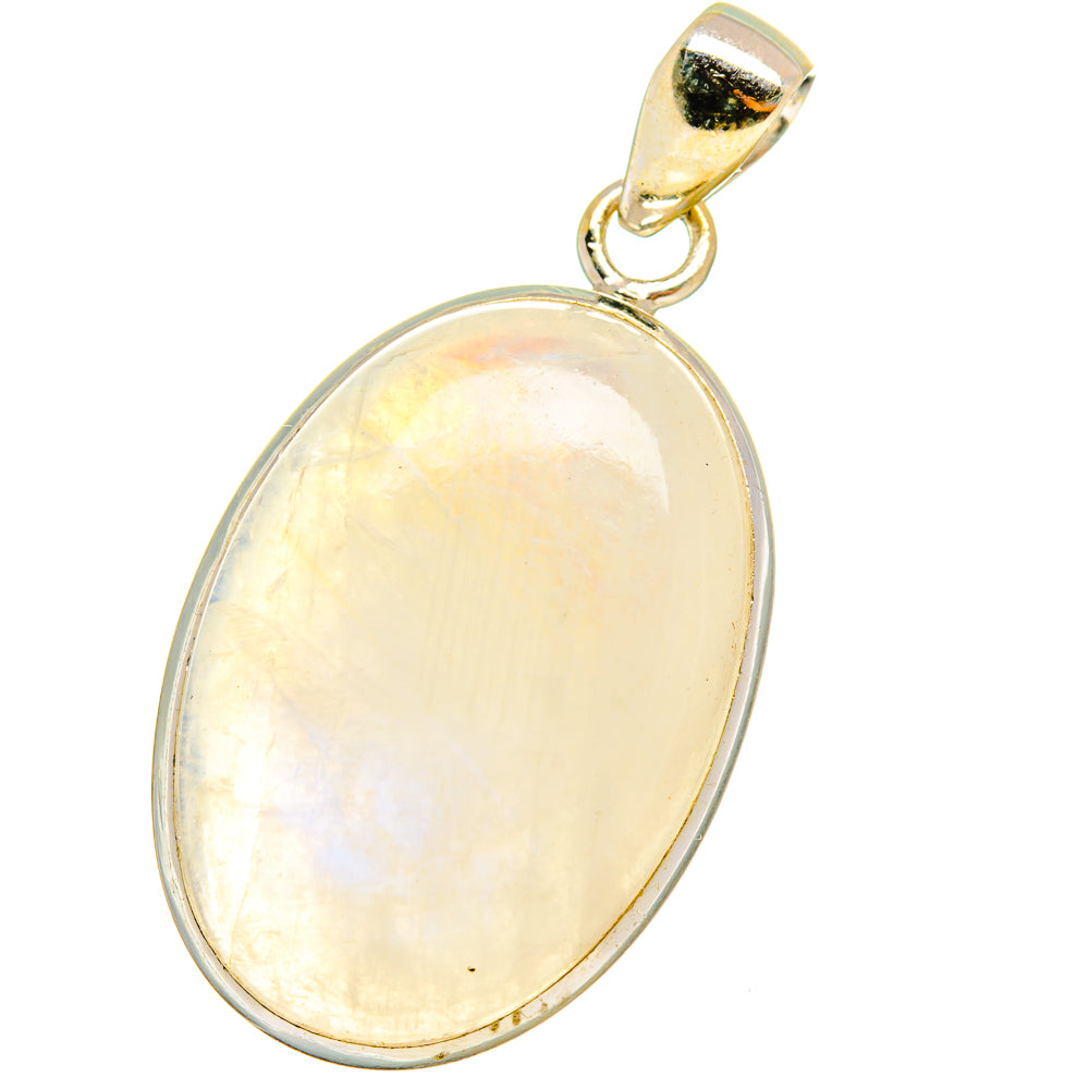 Rainbow Moonstone Pendants handcrafted by Ana Silver Co - PD14508