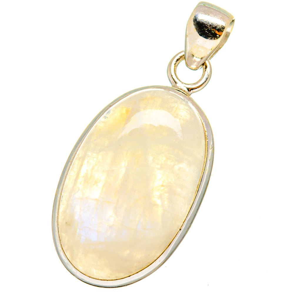 Rainbow Moonstone Pendants handcrafted by Ana Silver Co - PD14510