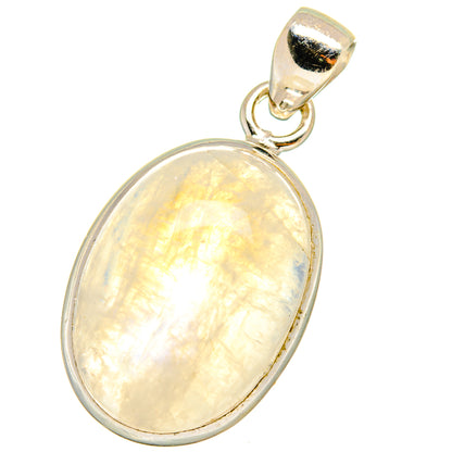 Rainbow Moonstone Pendants handcrafted by Ana Silver Co - PD14511