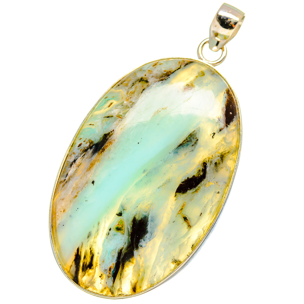 Peruvian Opal Pendants handcrafted by Ana Silver Co - PD14523