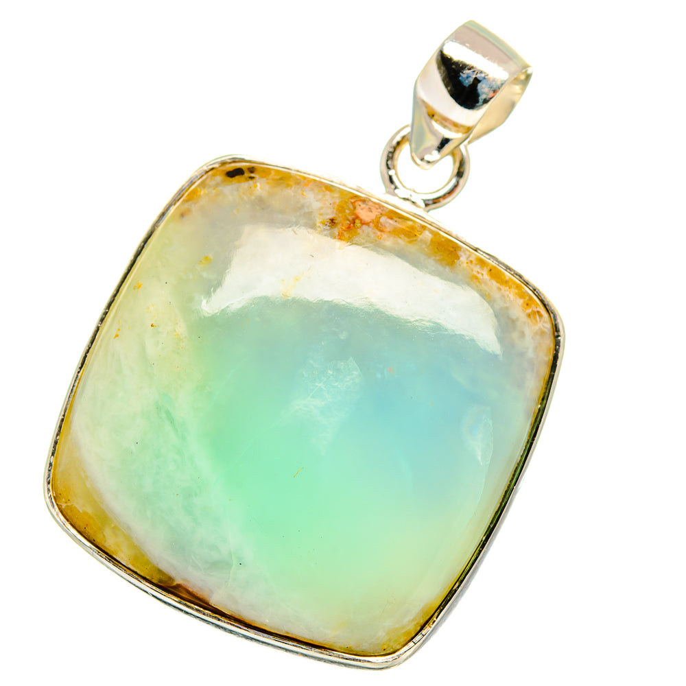 Peruvian Opal Pendants handcrafted by Ana Silver Co - PD14527