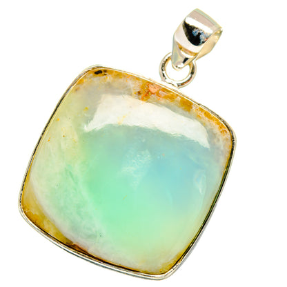 Peruvian Opal Pendants handcrafted by Ana Silver Co - PD14527
