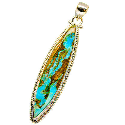 Peruvian Opal Pendants handcrafted by Ana Silver Co - PD14528
