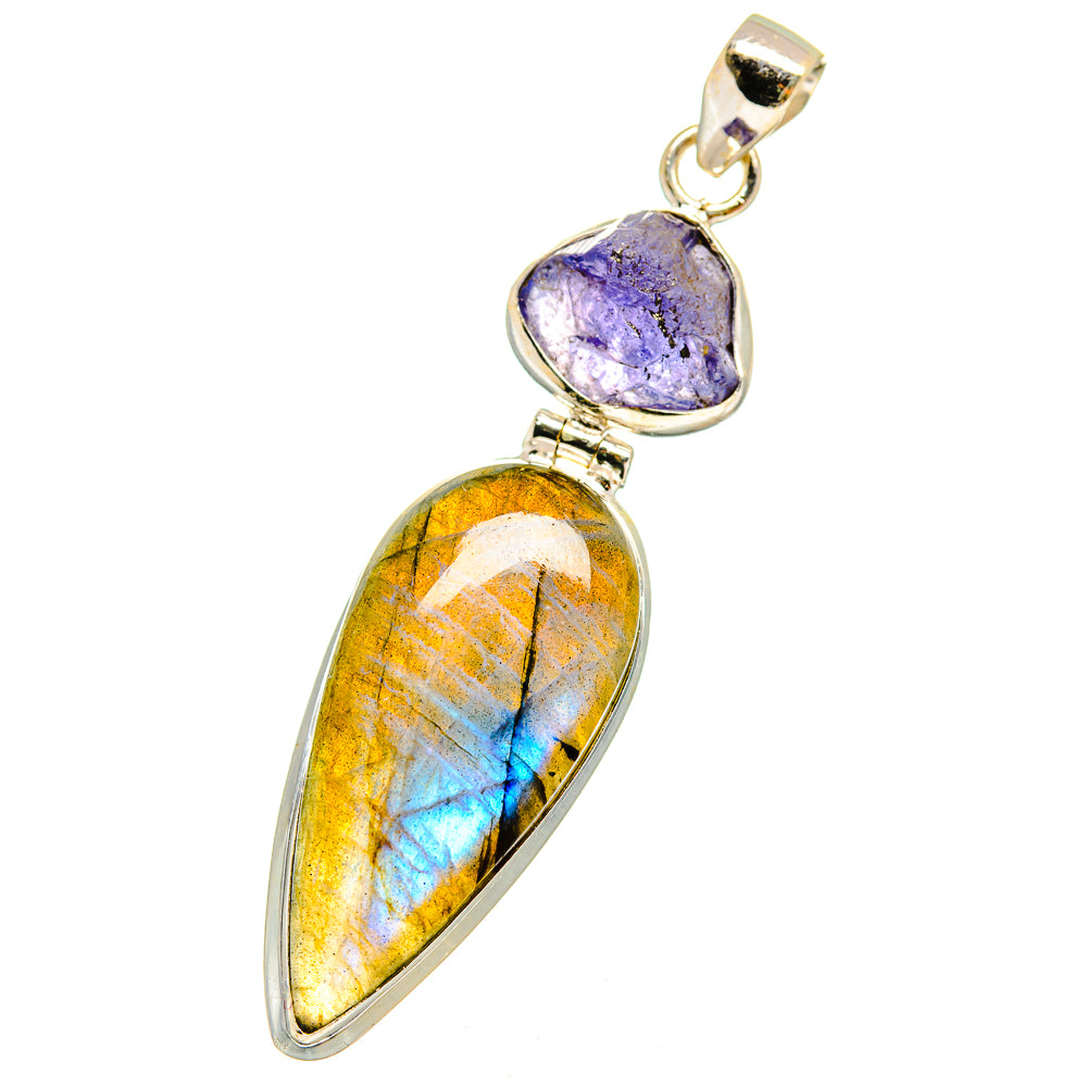 Labradorite Pendants handcrafted by Ana Silver Co - PD14531