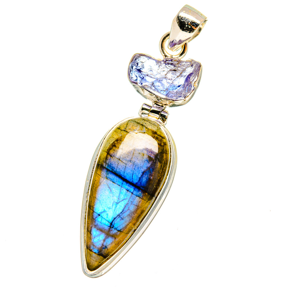 Labradorite Pendants handcrafted by Ana Silver Co - PD14532
