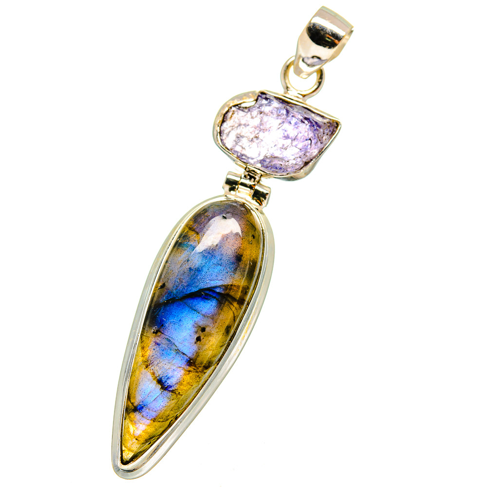 Labradorite Pendants handcrafted by Ana Silver Co - PD14533