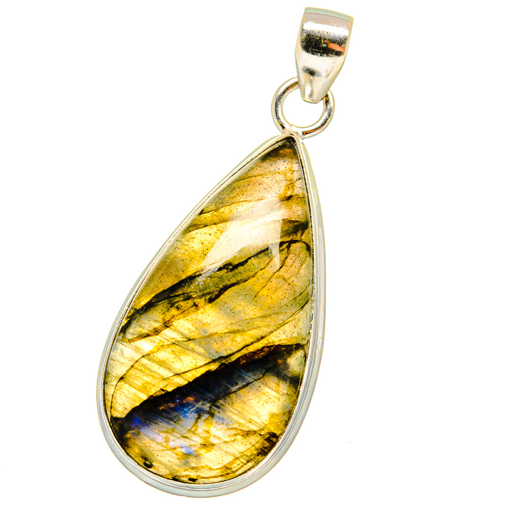 Labradorite Pendants handcrafted by Ana Silver Co - PD14541