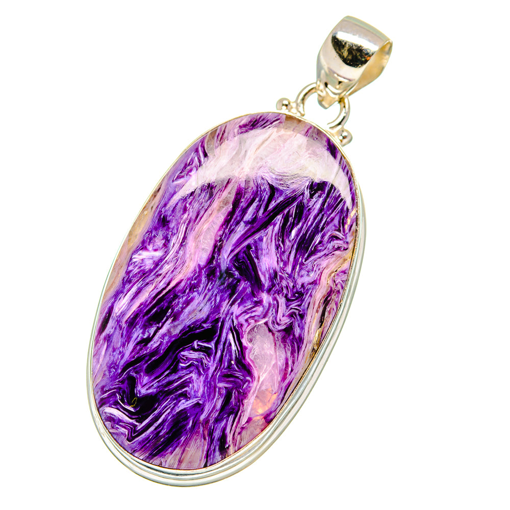 Charoite Pendants handcrafted by Ana Silver Co - PD14548