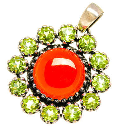 Red Onyx Pendants handcrafted by Ana Silver Co - PD14549