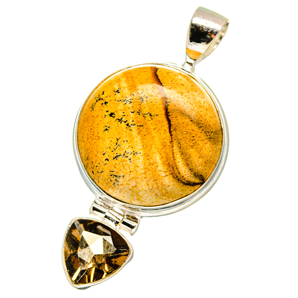 Picture Jasper Pendants handcrafted by Ana Silver Co - PD14551