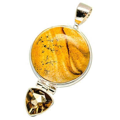 Picture Jasper Pendants handcrafted by Ana Silver Co - PD14551