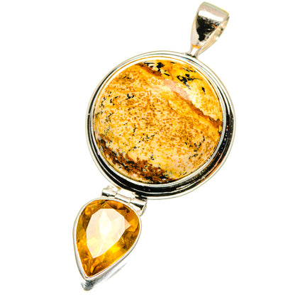 Picture Jasper Pendants handcrafted by Ana Silver Co - PD14554