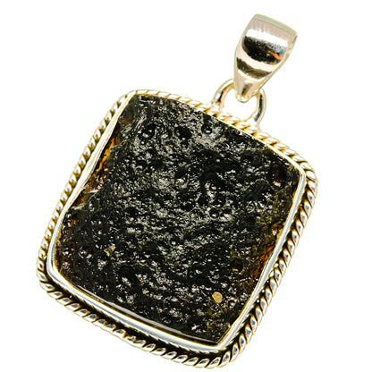 Tektite Pendants handcrafted by Ana Silver Co - PD14572
