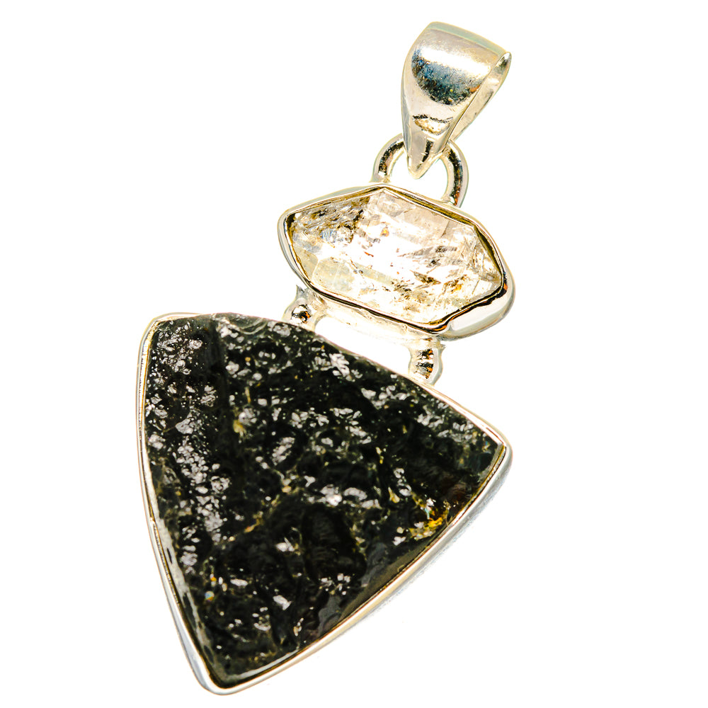 Tektite Pendants handcrafted by Ana Silver Co - PD14579