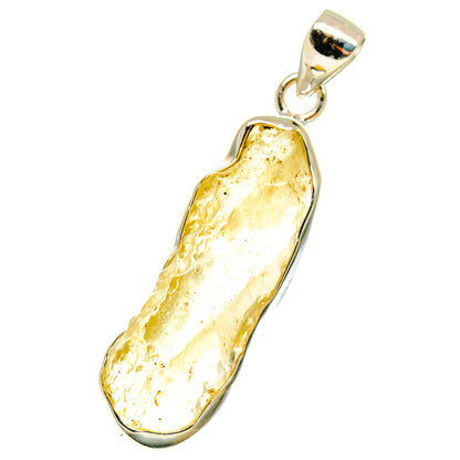 Libyan Desert Glass Pendants handcrafted by Ana Silver Co - PD14581