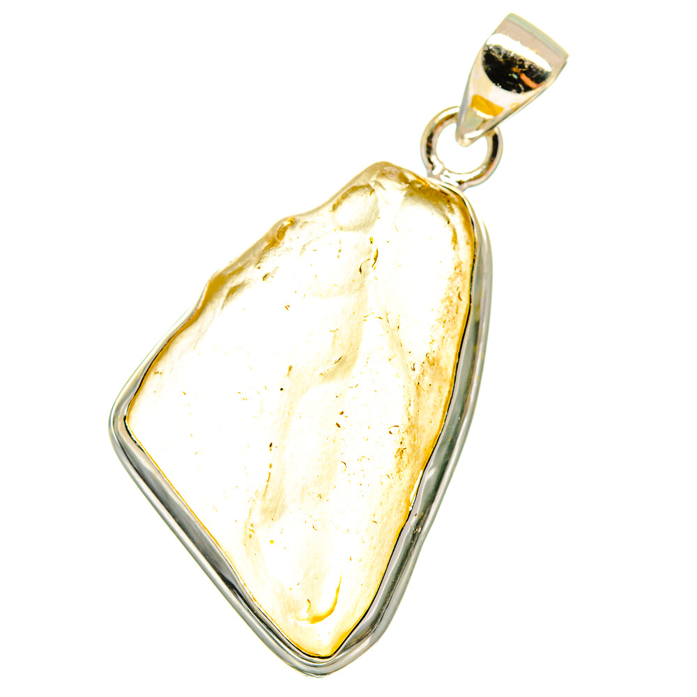 Libyan Desert Glass Pendants handcrafted by Ana Silver Co - PD14582