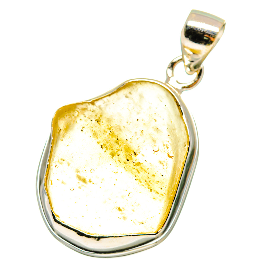 Libyan Desert Glass Pendants handcrafted by Ana Silver Co - PD14588