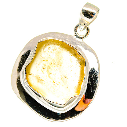 Libyan Desert Glass Pendants handcrafted by Ana Silver Co - PD14594